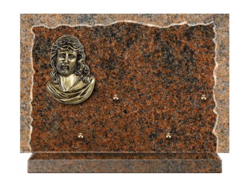 Artistic Granite Rectangle Plaque.