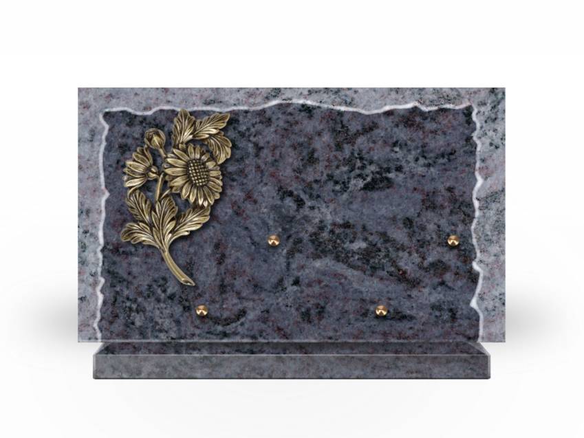 Artistic Granite Rectangle Plaque.