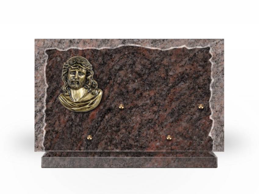 Artistic Granite Rectangle Plaque.