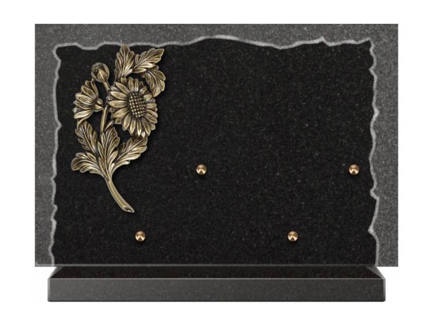 Artistic Granite Rectangle Plaque.