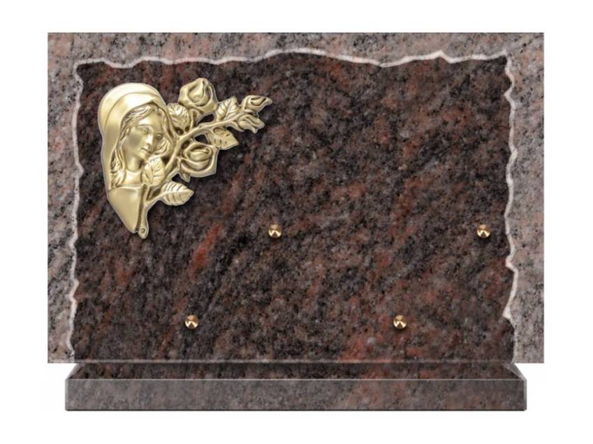 Artistic Granite Rectangle Plaque.