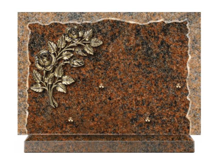 Artistic Granite Rectangle Plaque.