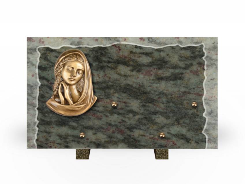 Artistic Granite Rectangle Plaque.