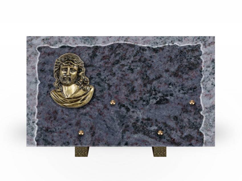 Artistic Granite Rectangle Plaque.