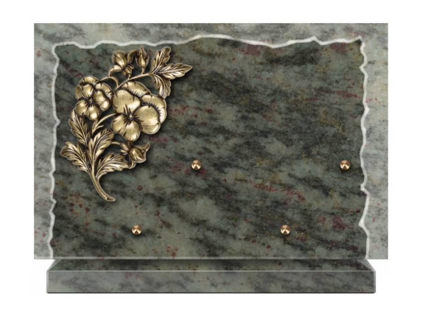 Artistic Granite Rectangle Plaque.