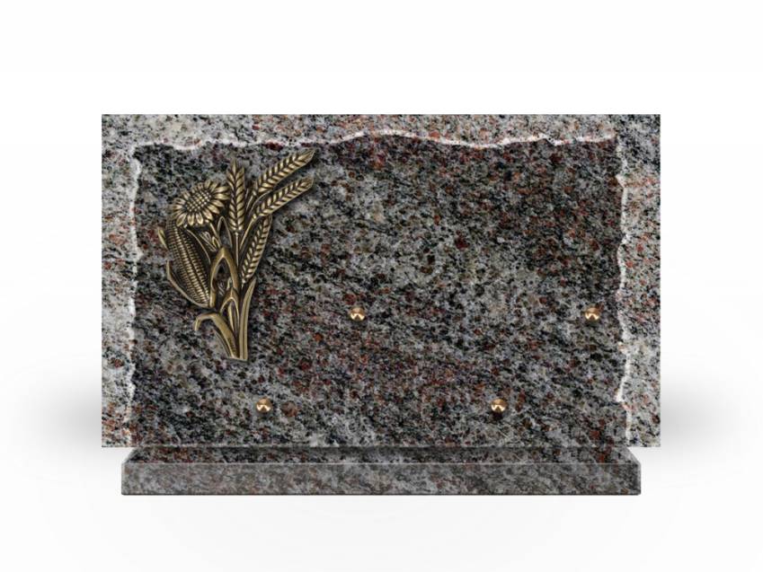 Artistic Granite Rectangle Plaque.