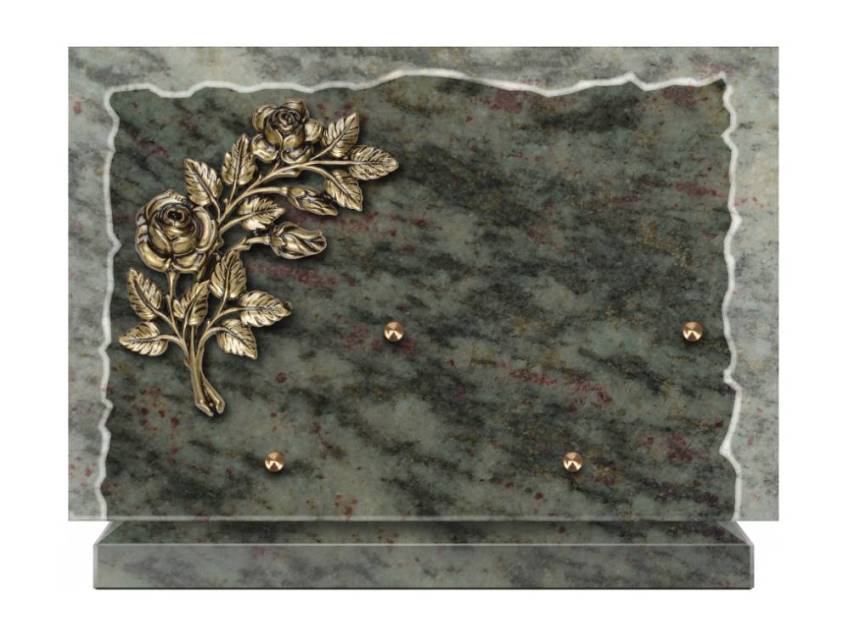 Artistic Granite Rectangle Plaque.