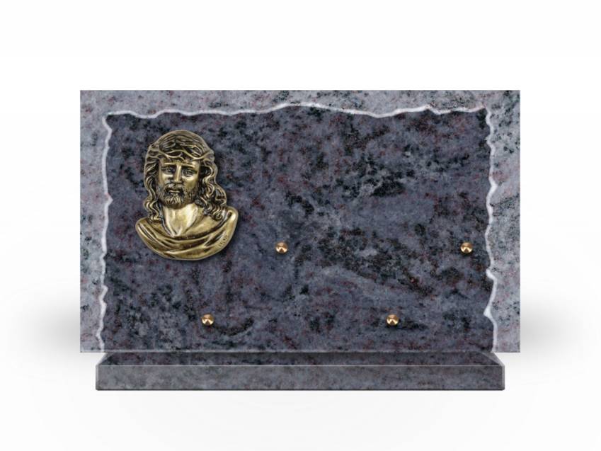 Artistic Granite Rectangle Plaque.