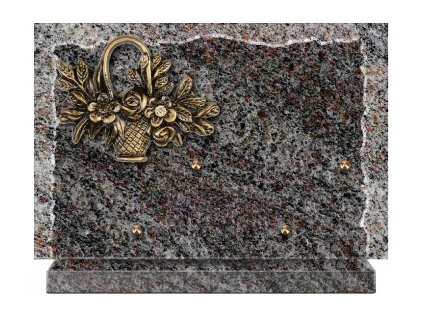 Artistic Granite Rectangle Plaque.