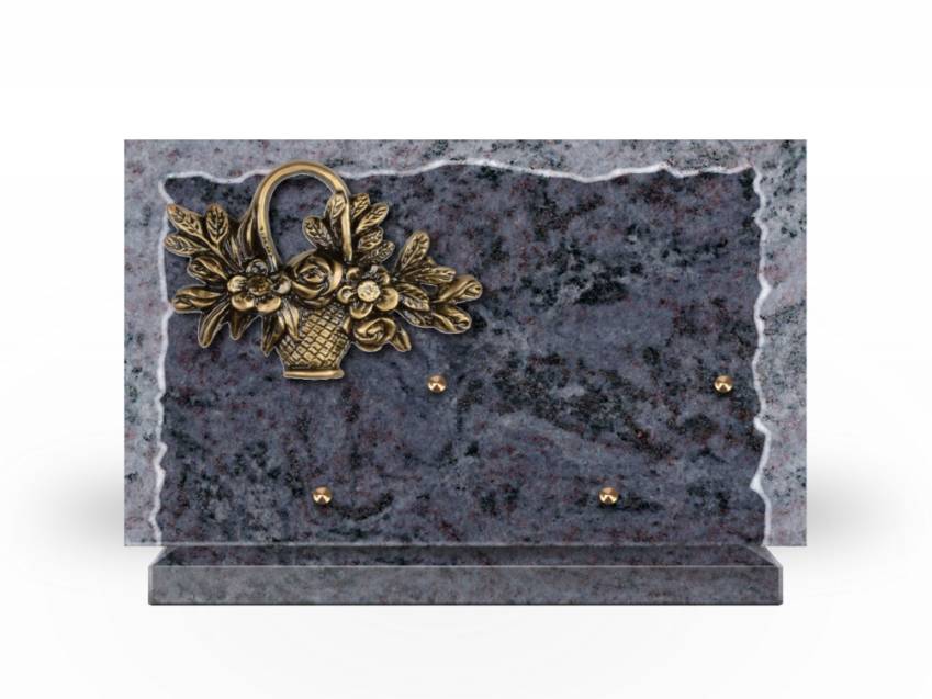 Artistic Granite Rectangle Plaque.