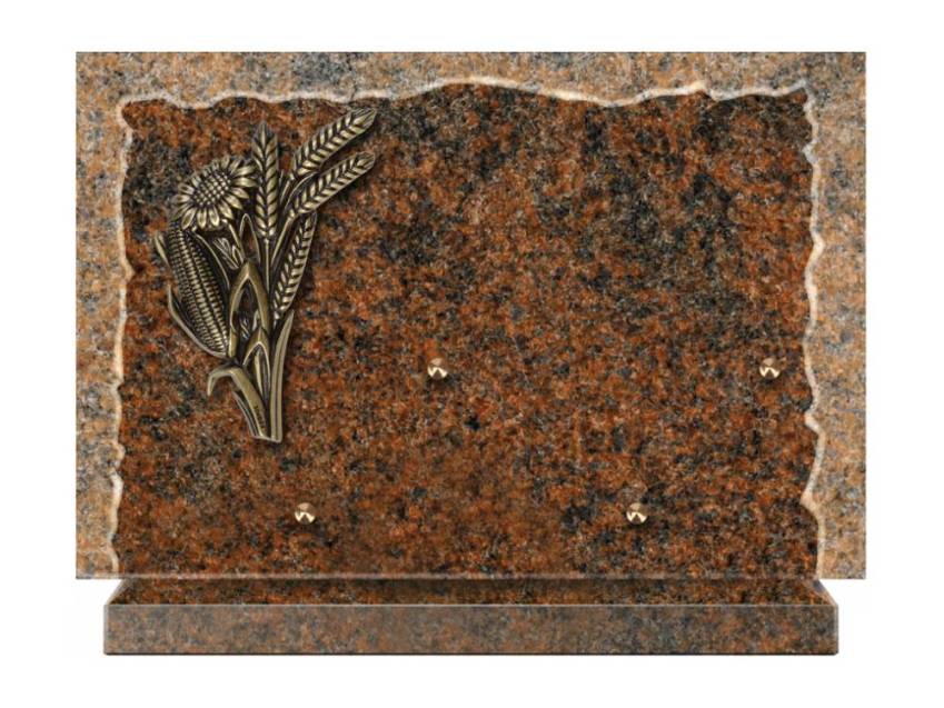 Artistic Granite Rectangle Plaque.