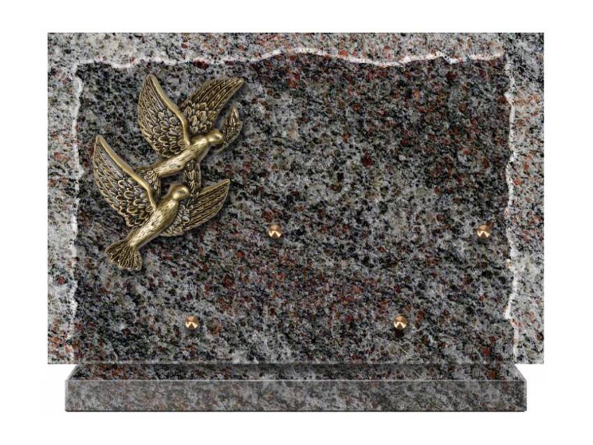 Artistic Granite Rectangle Plaque.