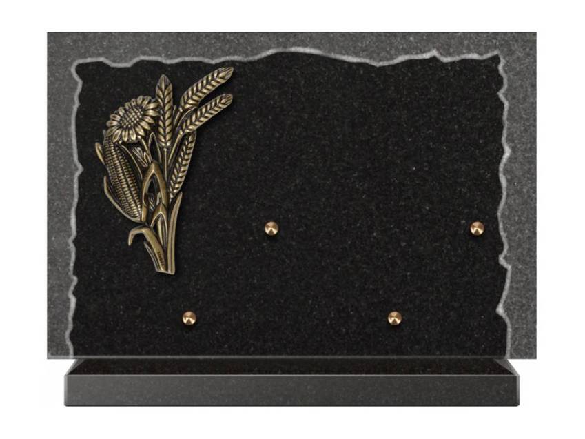 Artistic Granite Rectangle Plaque.