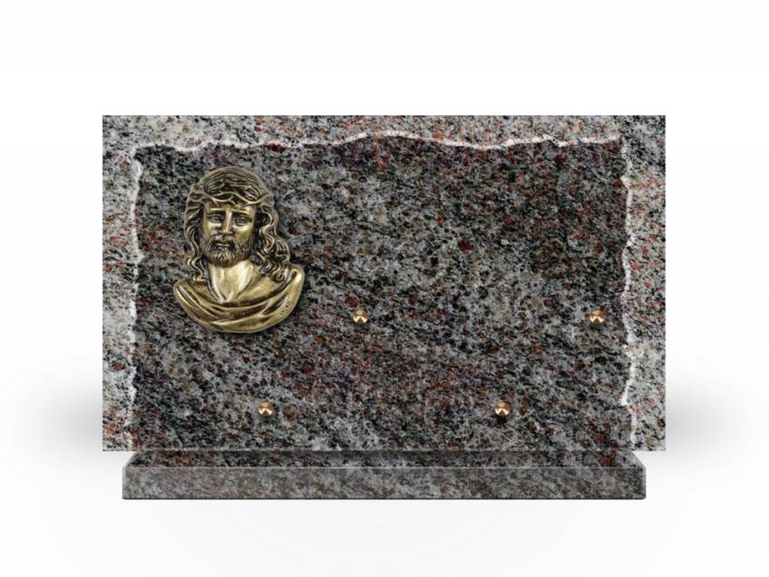 Artistic Granite Rectangle Plaque.