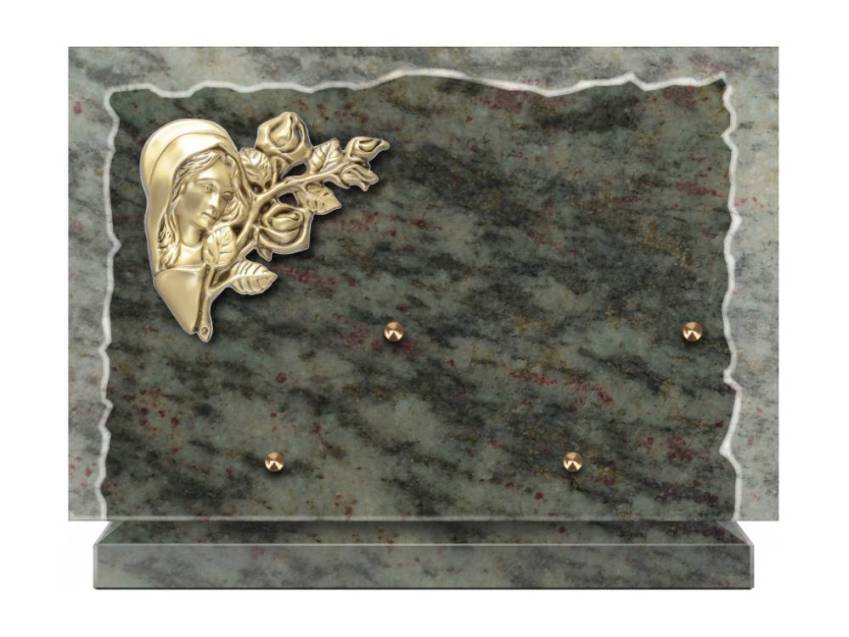 Artistic Granite Rectangle Plaque.