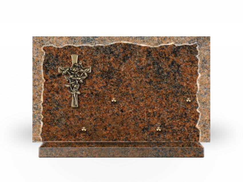 Artistic Granite Rectangle Plaque.