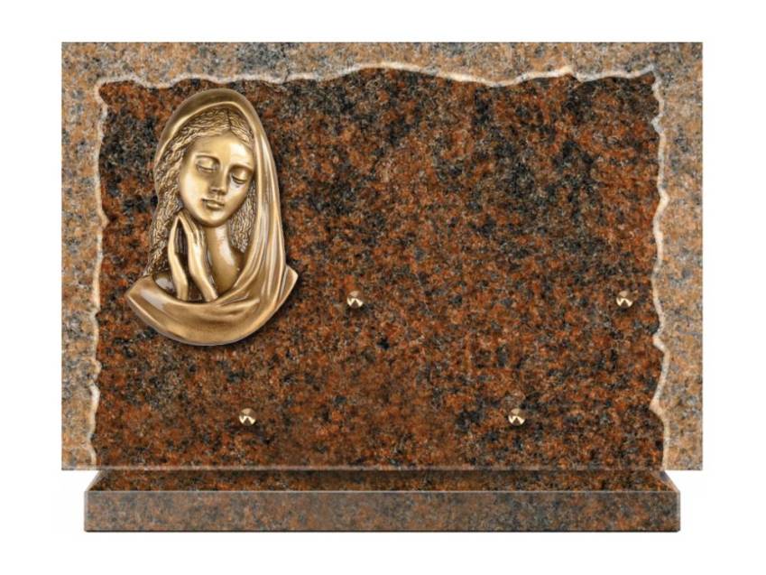 Artistic Granite Rectangle Plaque.