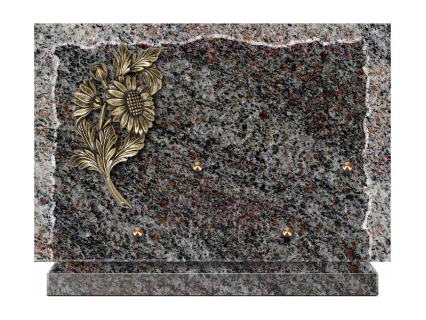 Artistic Granite Rectangle Plaque.