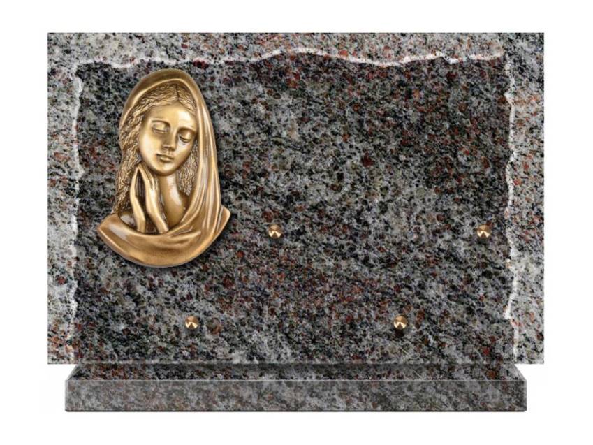 Artistic Granite Rectangle Plaque.