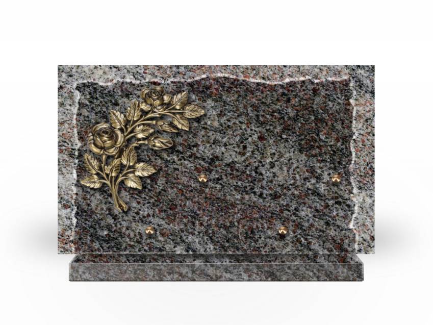 Artistic Granite Rectangle Plaque.