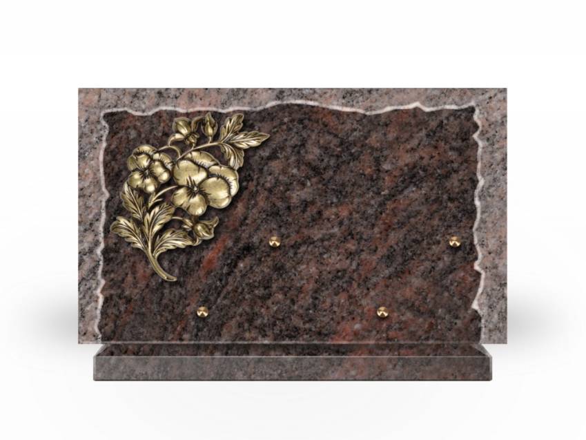 Artistic Granite Rectangle Plaque.