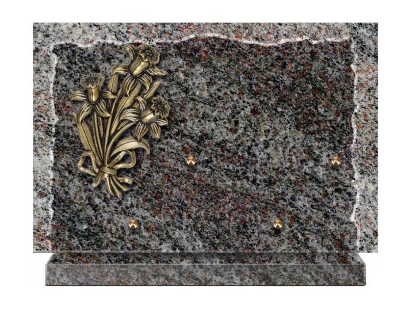 Artistic Granite Rectangle Plaque.