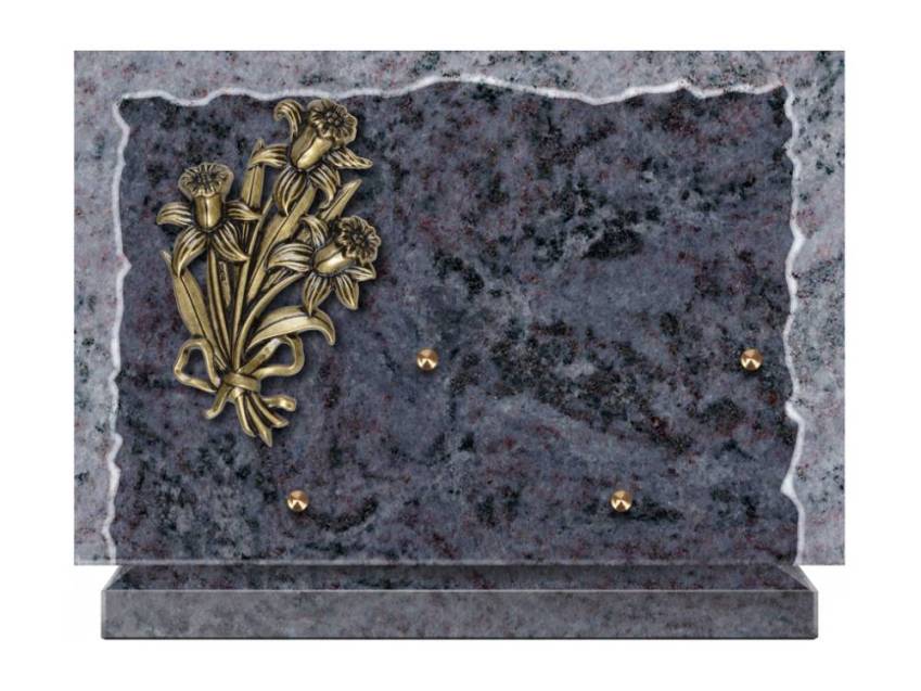 Artistic Granite Rectangle Plaque.