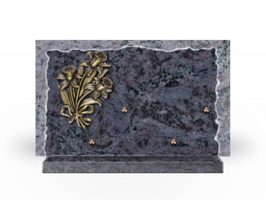 Artistic Granite Rectangle Plaque.