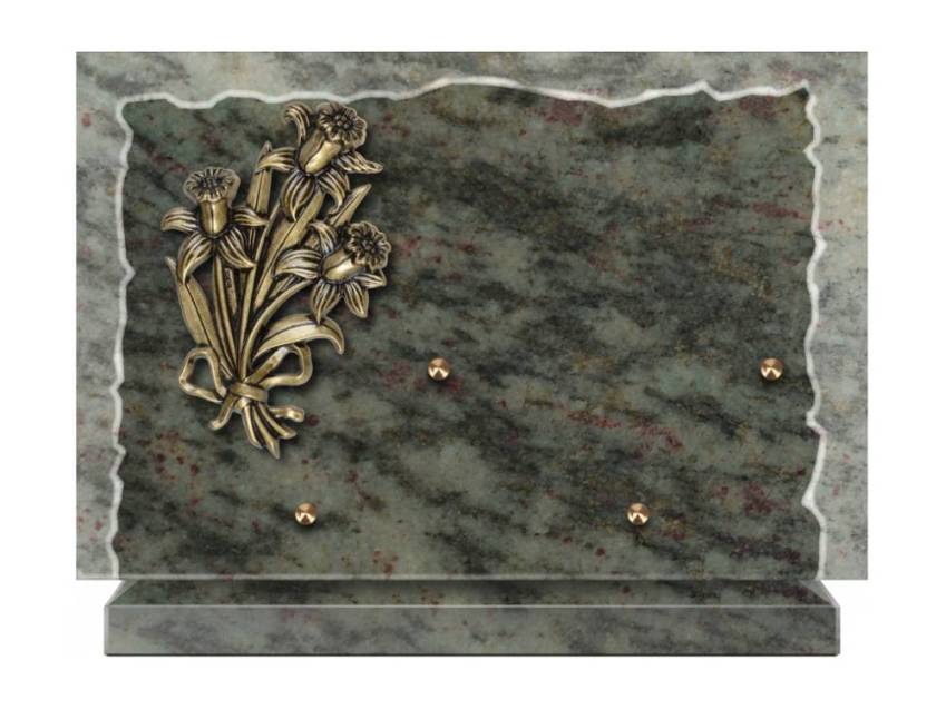 Artistic Granite Rectangle Plaque.