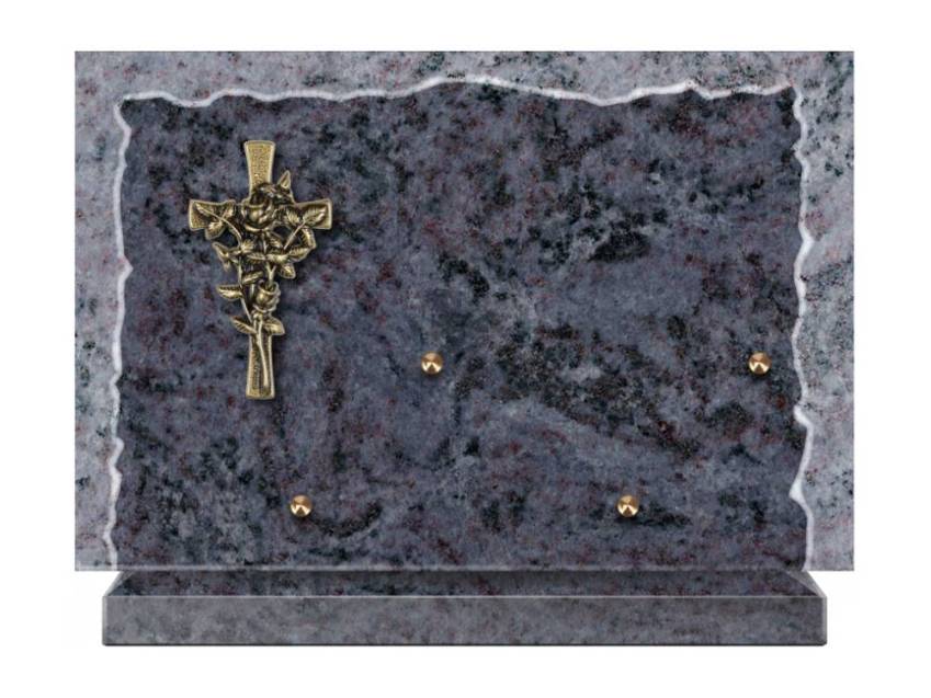 Artistic Granite Rectangle Plaque.