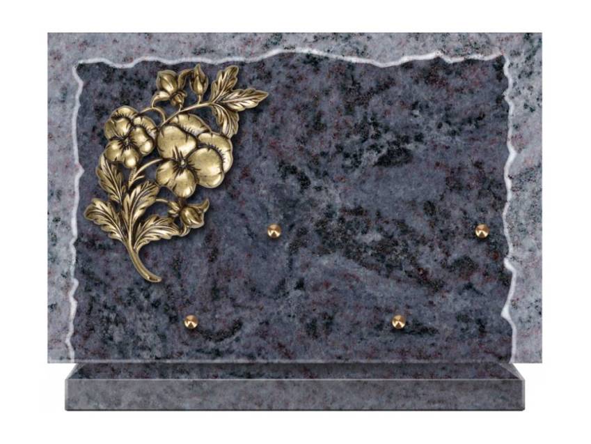 Artistic Granite Rectangle Plaque.