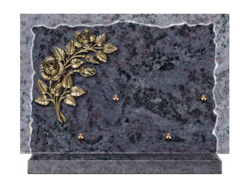 Artistic Granite Rectangle Plaque.