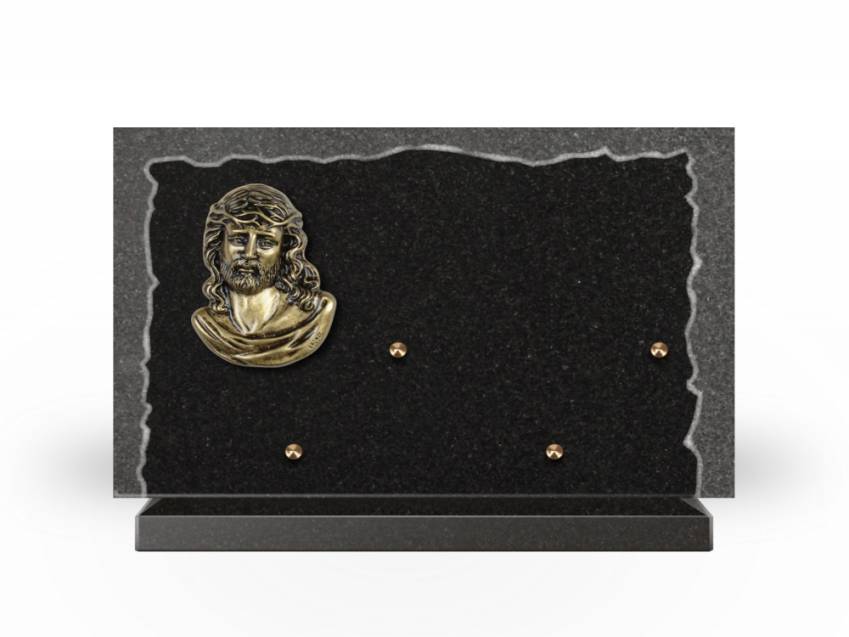 Artistic Granite Rectangle Plaque.