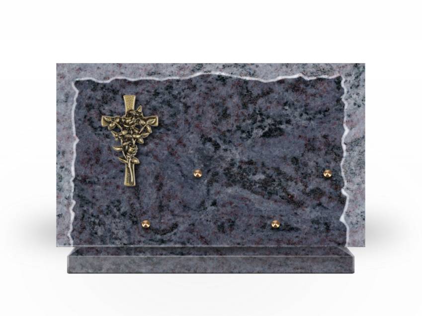 Artistic Granite Rectangle Plaque.