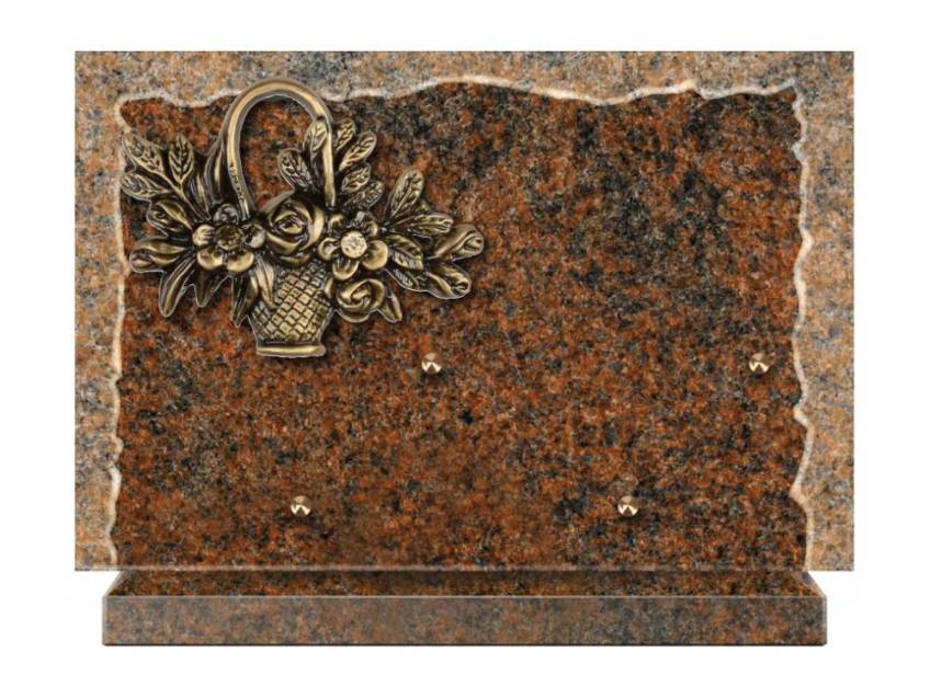 Artistic Granite Rectangle Plaque.