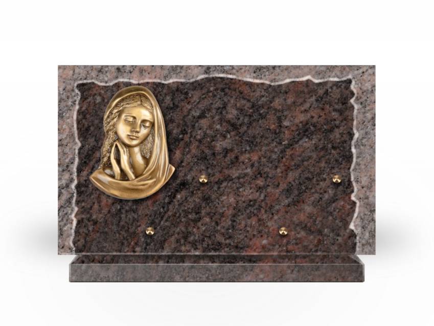 Artistic Granite Rectangle Plaque.