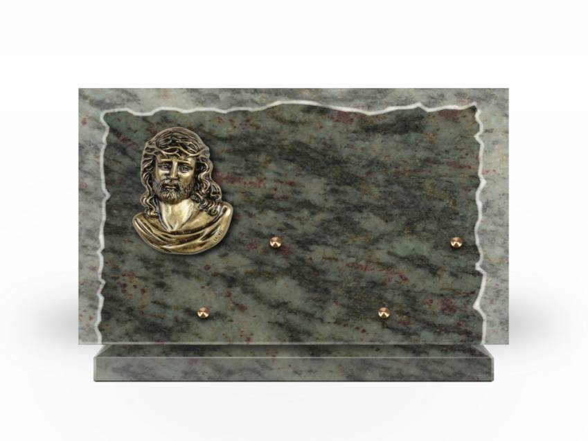 Artistic Granite Rectangle Plaque.