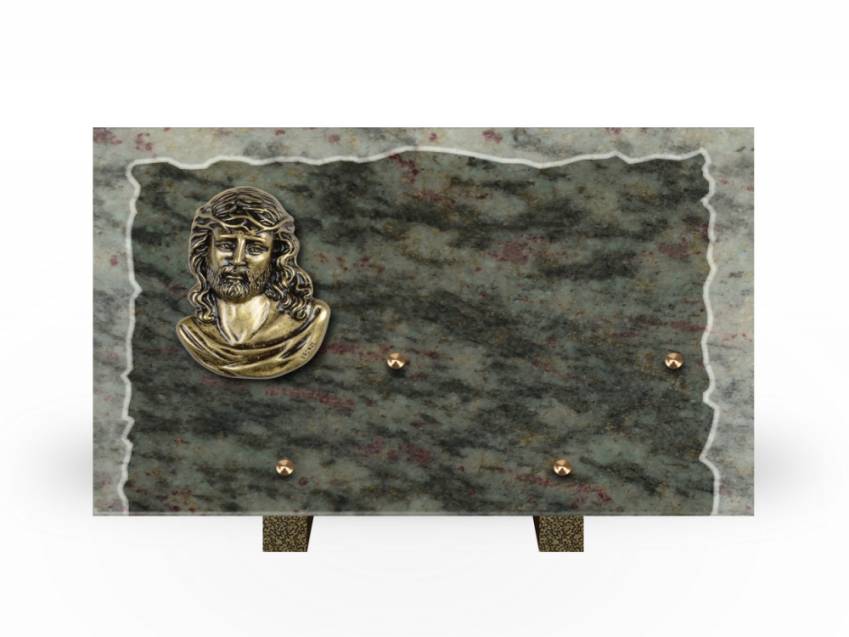 Artistic Granite Rectangle Plaque.