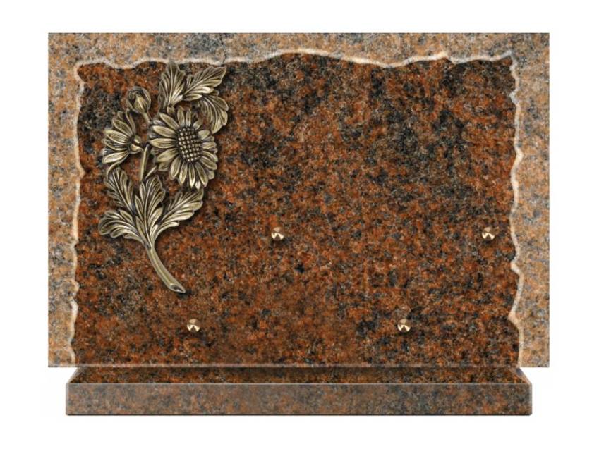 Artistic Granite Rectangle Plaque.