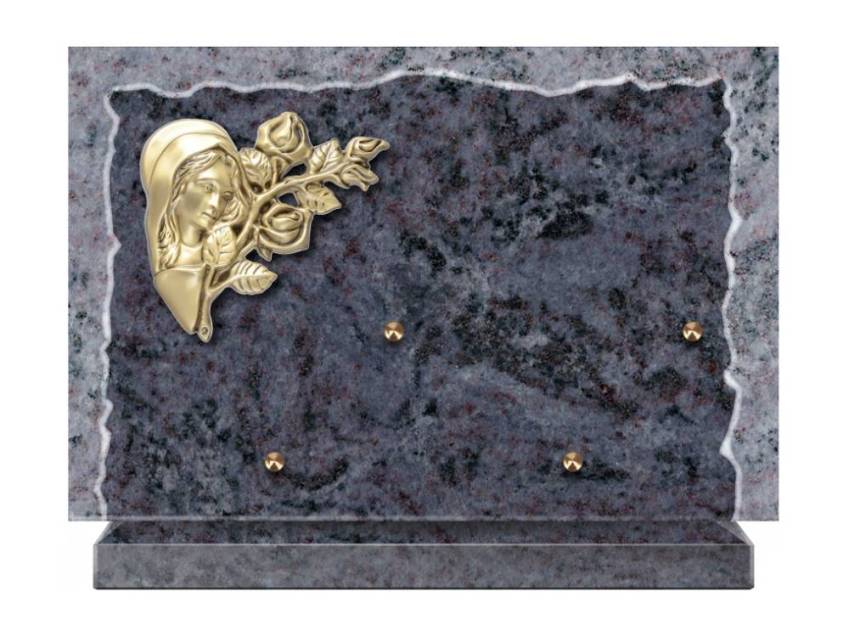 Artistic Granite Rectangle Plaque.