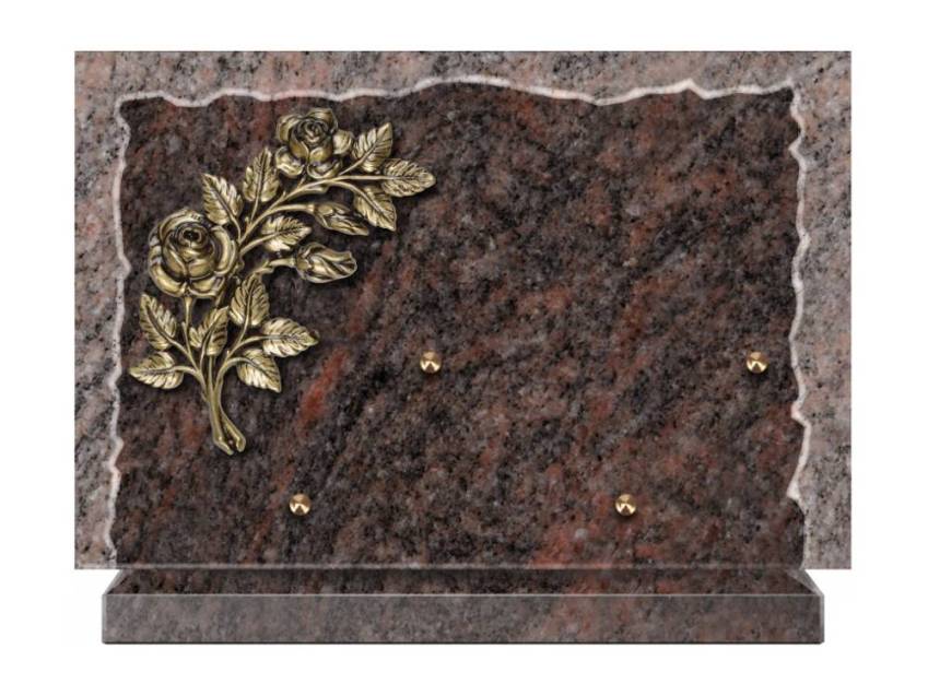 Artistic Granite Rectangle Plaque.