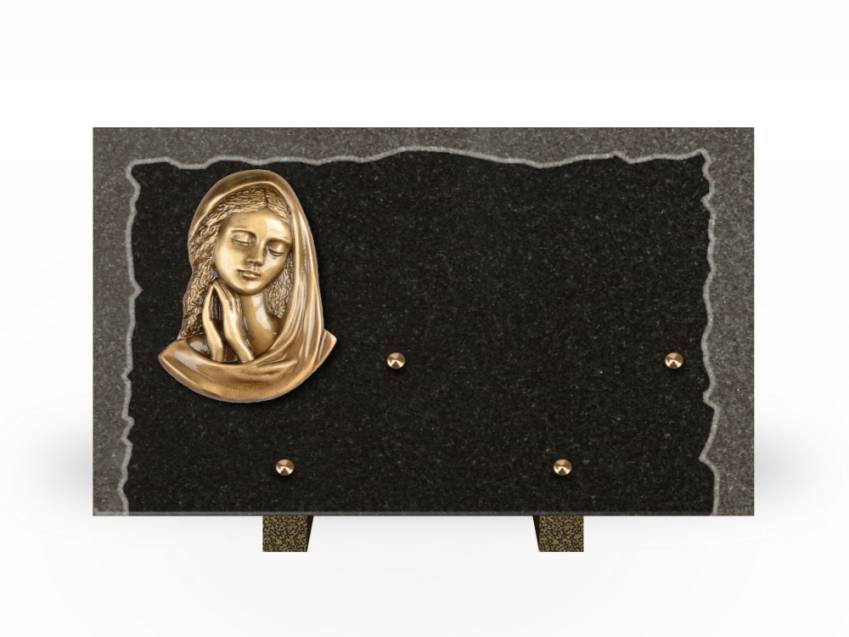 Artistic Granite Rectangle Plaque.