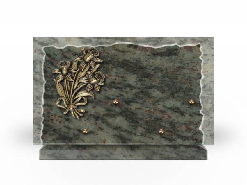 Artistic Granite Rectangle Plaque.