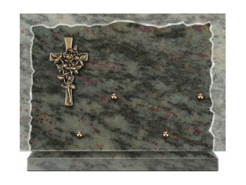 Artistic Granite Rectangle Plaque.