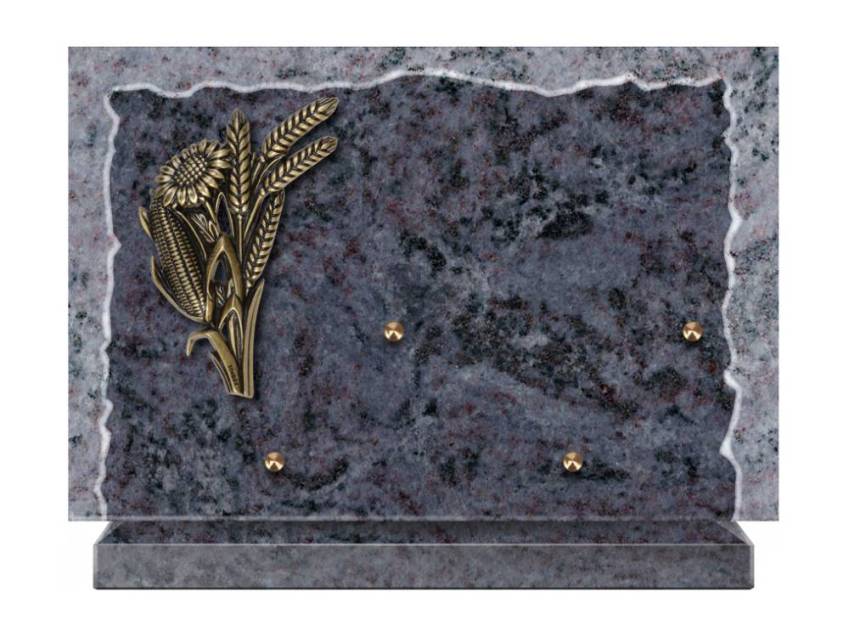 Artistic Granite Rectangle Plaque.