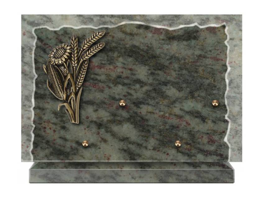 Artistic Granite Rectangle Plaque.