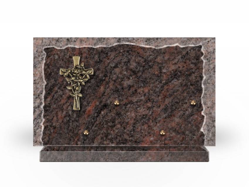 Artistic Granite Rectangle Plaque.