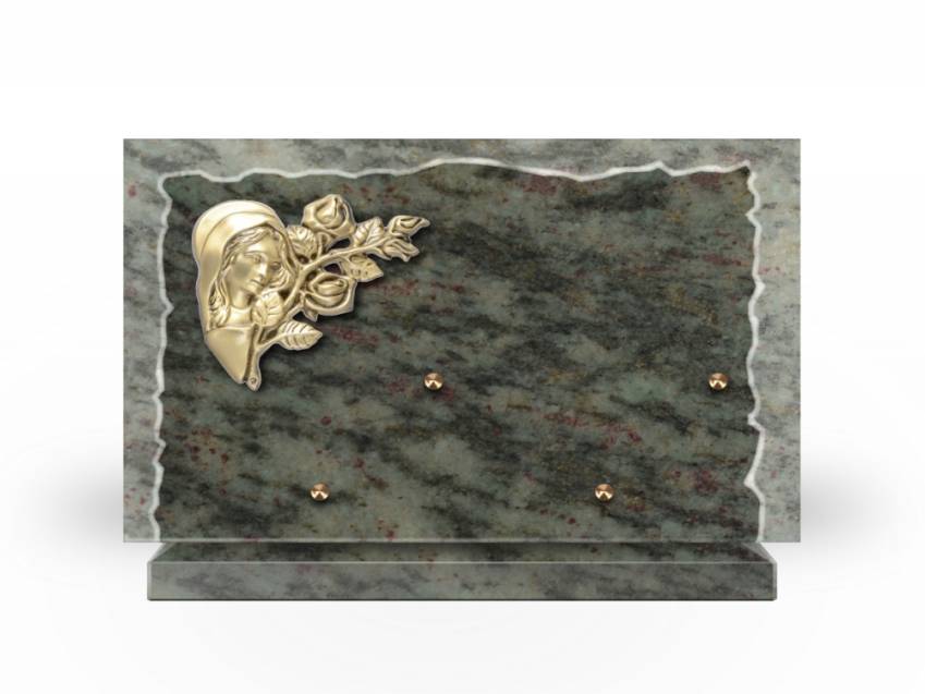 Artistic Granite Rectangle Plaque.