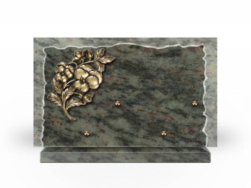 Artistic Granite Rectangle Plaque.