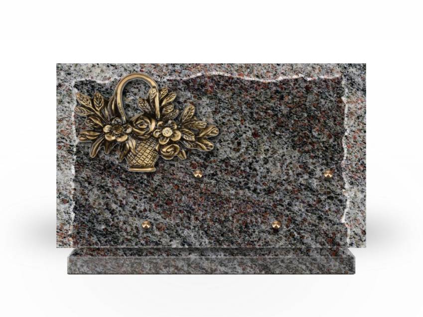 Artistic Granite Rectangle Plaque.